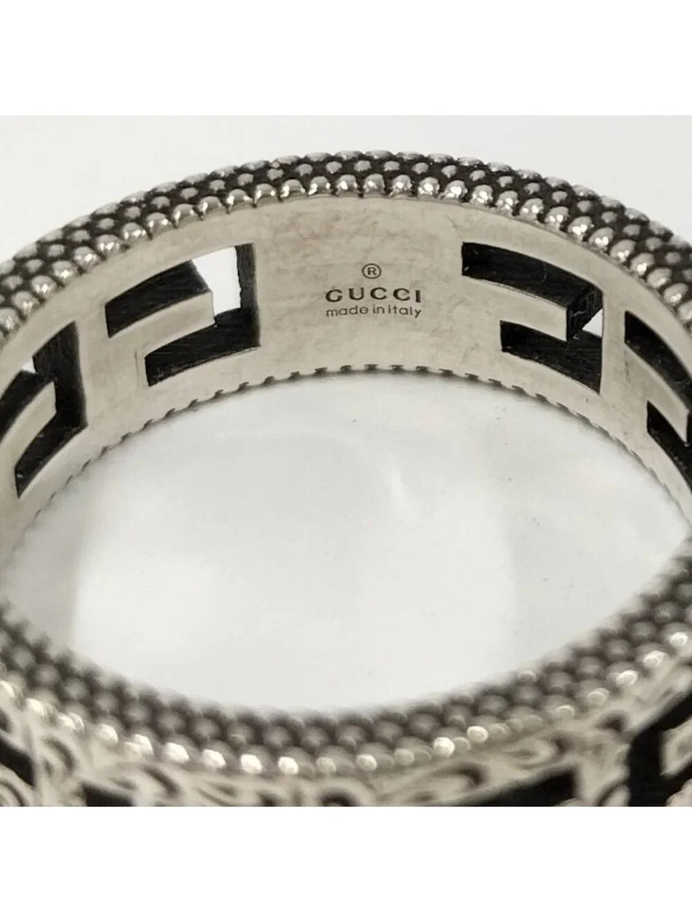 Gucci Square Arabesque Ring
